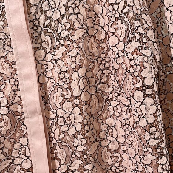 (NEW) J. CREW Button Down Lace Blouse W/Cami Style#J8168, Pink/Black - 14 - Picture 5 of 13